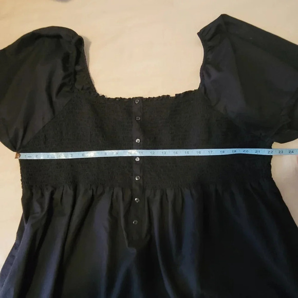 Lane Bryant black baby doll top - Picture 4 of 7